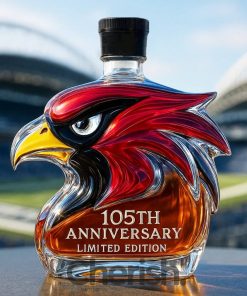 Arizona Cardinals ‘Fierce Red Bird’ 105th Anniversary Whisky Bottle