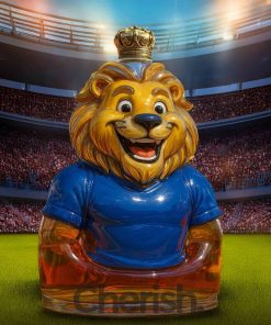 Chelsea FC Blue Lion Whiskey Bottle – 2025 Champion Decanter for Soccer Fans – Bar Display