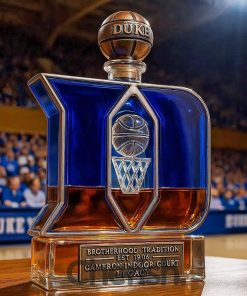 Duke Blue Devils ‘Cameron Legacy Pour’ Whiskey Bottle