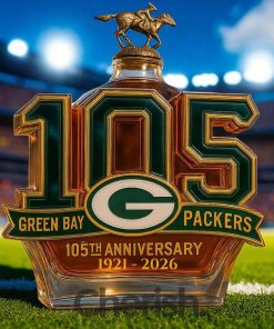 Green Bay Packers 105th Anniversary Limited Edition Whiskey Bottle