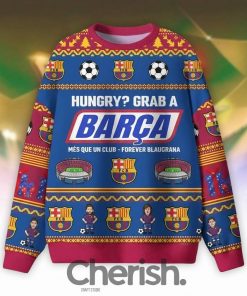 Hungry? Grab a Barca Christmas Sweater