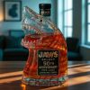 Kansas City Chiefs 65th Season Chiefs Kingdom Whiskey Bottle