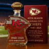 Kansas City Chiefs 65th Season Chiefs Kingdom Whiskey Bottle