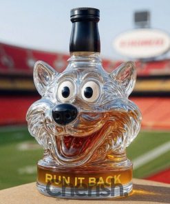 Kansas City Chiefs Mascot ‘Run It Back’ Whiskey Bottle