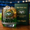 New York Jets 66rd Anniversary Whiskey Glass