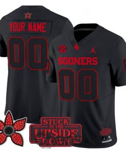 Oklahoma Sooners ‘Stranger Things Edition’ Custom Football Jersey