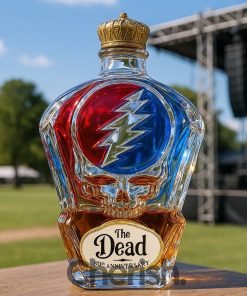 The Grateful Dead 60th Anniversary Music That Never Ends Whiskey Bottle