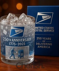 USPS 250th Anniversary Whiskey Glass – Limited Edition