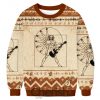 Time Travel Outatime Christmas Ugly Sweater