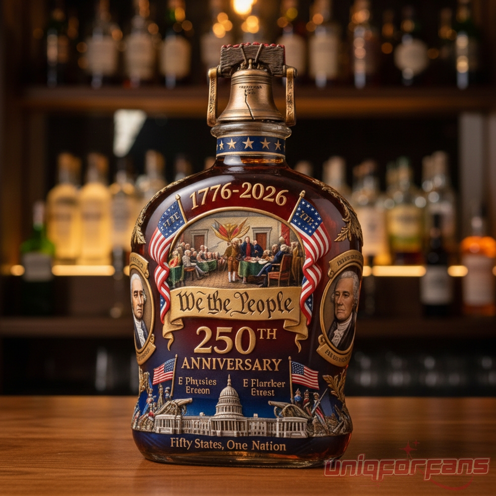 250th Anniversary We The People 2026 3D Whiskey Bottle 250th Anniversary We The People 2026 3D Whiskey Bottle