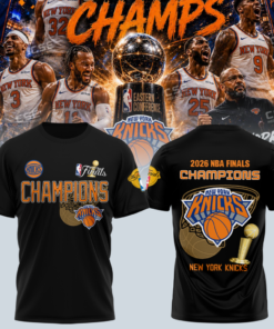 New York Knicks 2026 NBA Finals Champions 3D T-shirt New York Knicks 2026 NBA Finals Champions 3D T-shirt