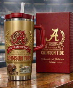 Alabama Crimson Tide 100th Anniversary Edition Tumbler