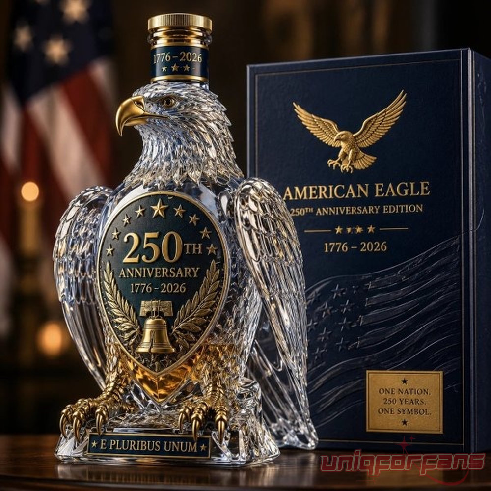 American Eagle 250th Anniversary Edition Whiskey Bottle American Eagle 250th Anniversary Edition Whiskey Bottle