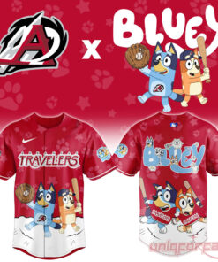 Arkansas Travelers Bluey Night Game Edition Baseball Jersey