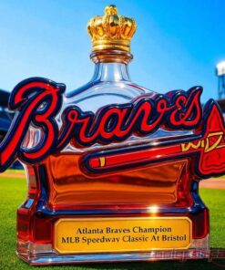 Atlanta Braves Champion MLB Speedway Limited Edition Whiskey Bottle