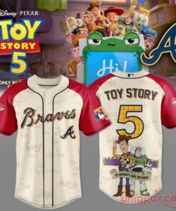 Atlanta Braves x Toy Story 5 Theme Nights Baseball Jersey