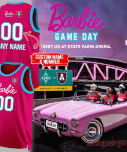 Atlanta Dream Barbie Game Day 2026 Custom Baskeball Jersey