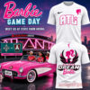 Atlanta Dream Barbie Game Day 2026 Shirt Special Edition in white featuring ATL text and back logo graphics