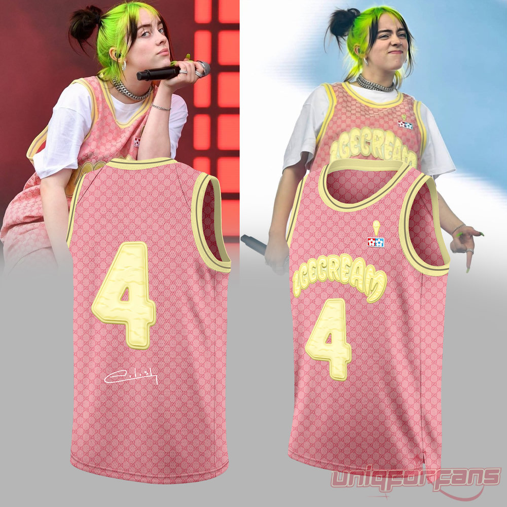 Billie Eilish HIT ME HARD AND SOFT THE TOUR PINK Jersey Edition Billie Eilish HIT ME HARD AND SOFT THE TOUR PINK Jersey Edition
