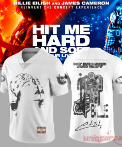 Billie Eilish HIT ME HARD AND SOFT THE TOUR White Limited Jersey