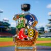 Boston Sport Teams Boston Strong Limited Edition Whiskey Bottle featuring a textured black Jack Daniel's style cap