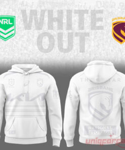 Brisbane Broncos White out NRL Limited Edition Hoodie