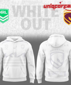 Brisbane Broncos White out NRL Limited Edition Hoodie