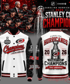 Carolina Hurricanes 2026 STANLEY CUP Champions Limited Edition Baseball Jacket