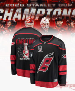 Carolina Hurricanes 2026 Stanley Cup Champions Black Edition Hockey Jersey