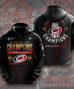 Carolina Hurricanes 2026 Stanley Cup Champions Black Edition Hoodie