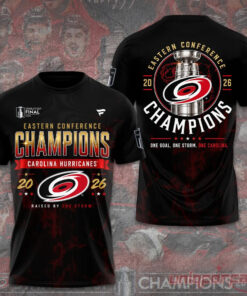 Carolina Hurricanes 2026 Stanley Cup Champions Black Limited Edition 3D T-Shirt