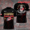 Carolina Hurricanes 2026 Stanley Cup Champions Limited Edition Premium 3D T-Shirt Carolina Hurricanes 2026 Stanley Cup Champions Limited Edition Premium 3D T-Shirt