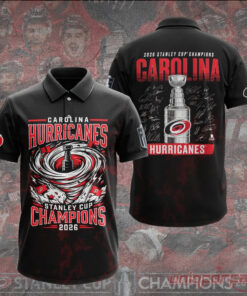 Carolina Hurricanes 2026 Stanley Cup Champions Limited Edition Black Polo Shirt