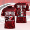 Carolina Hurricanes 2026 Stanley Cup Champions Red Limited Edition 3D T-Shirt Carolina Hurricanes 2026 Stanley Cup Champions Red Limited Edition 3D T-Shirt
