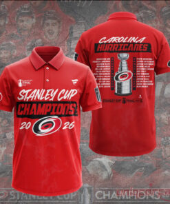 Carolina Hurricanes 2026 Stanley Cup Champions Limited Edition Red Polo Shirt