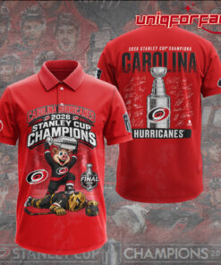 Carolina Hurricanes 2026 Stanley Cup Champions Limited Edition Red Polo Shirt