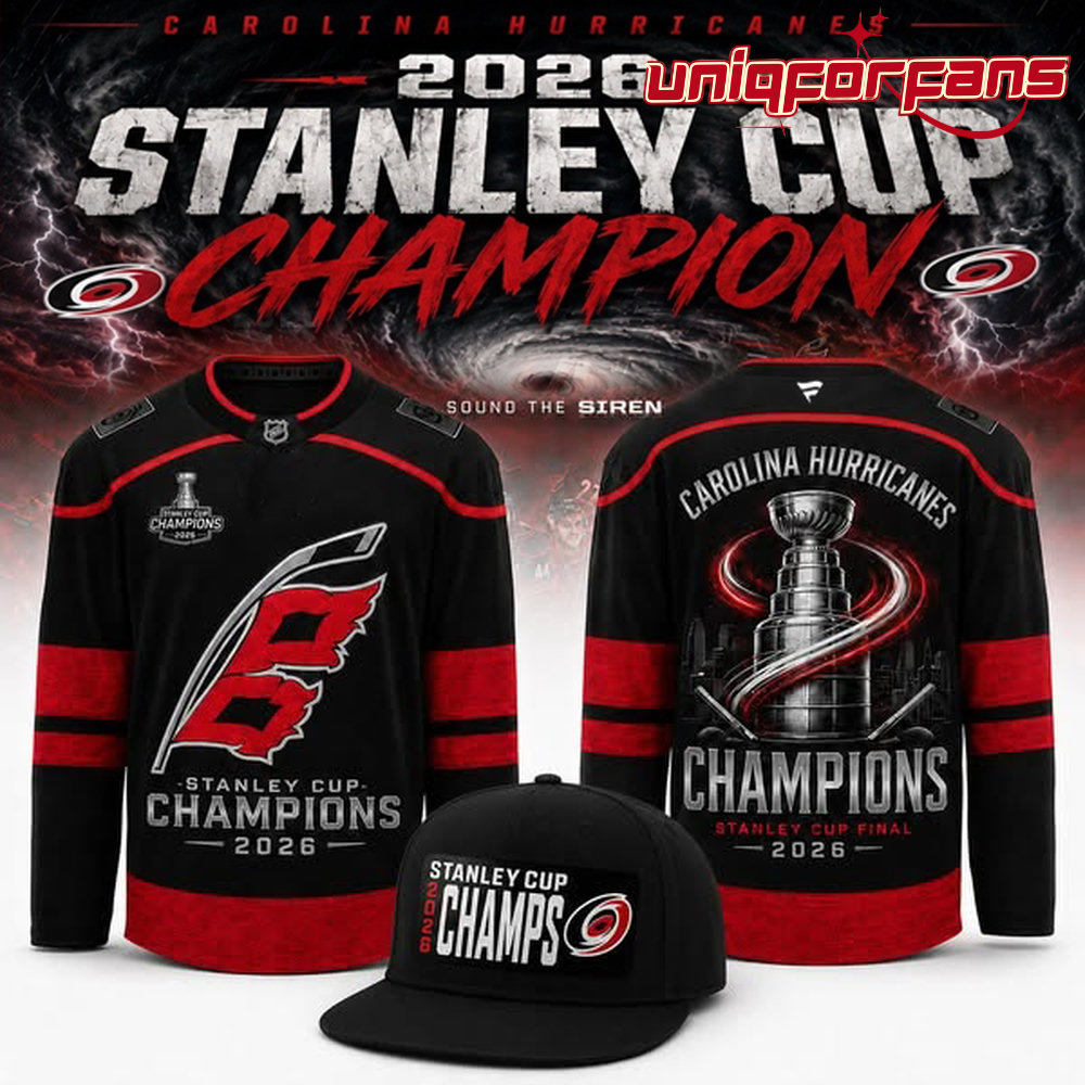Carolina Hurricanes 2026 Stanley Cup Champions Limited Hockey Jersey Carolina Hurricanes 2026 Stanley Cup Champions Limited Hockey Jersey