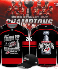 Carolina Hurricanes 2026 Stanley Cup Champions Limited Hockey Jersey