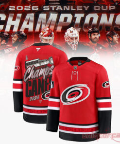Carolina Hurricanes 2026 Stanley Cup Champions Red Edition Hockey Jersey
