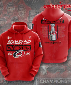 Carolina Hurricanes 2026 Stanley Cup Champions Red Edition Hoodie Carolina Hurricanes 2026 Stanley Cup Champions Red Edition Hoodie