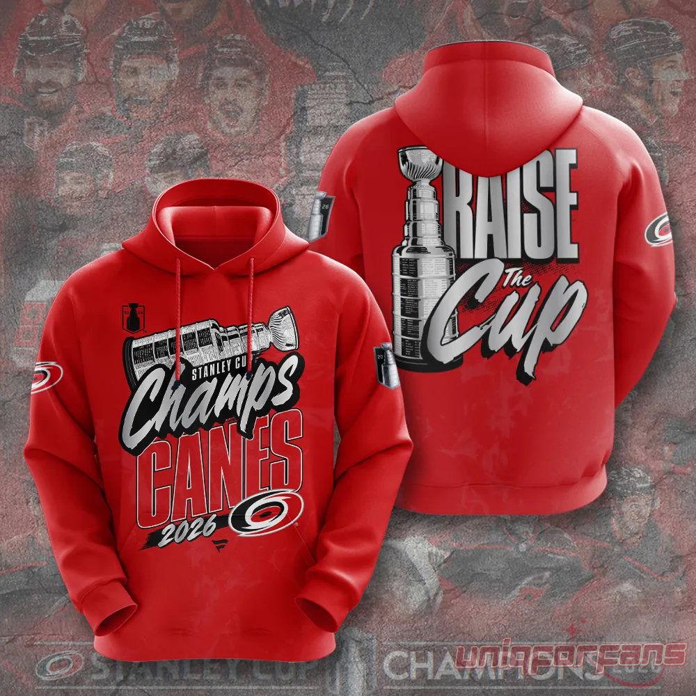 Carolina Hurricanes 2026 Stanley Cup Champions Red Edition Hoodie Carolina Hurricanes 2026 Stanley Cup Champions Red Edition Hoodie