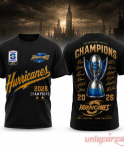 Carolina Hurricanes 2026 Super Rugby Pacific Champions Black Signature Edition Shirt