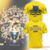 Carolina Hurricanes 2026 Super Rugby Pacific Champions Limited Shirt in yellow featuring front and back text graphics