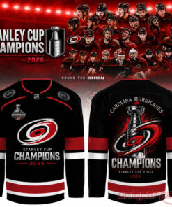 Carolina Hurricanes 2026 Stanley Cup Champions Limited Edition Hockey Jersey