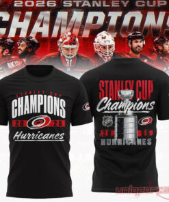 Carolina Hurricanes Stanley Cup Champions 2026 Limited Edition 3D T-Shirt