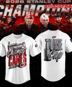 Carolina Hurricanes Stanley Cup Champions 2026 Limited Edition Baseball Jersey Carolina Hurricanes Stanley Cup Champions 2026 Limited Edition Baseball Jersey