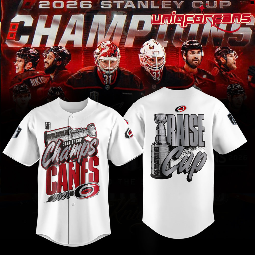 Carolina Hurricanes Stanley Cup Champions 2026 Limited Edition Baseball Jersey Carolina Hurricanes Stanley Cup Champions 2026 Limited Edition Baseball Jersey