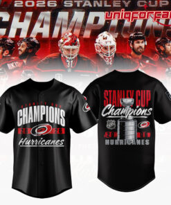 Carolina Hurricanes Stanley Cup Champions 2026 Limited Edition Baseball Jersey