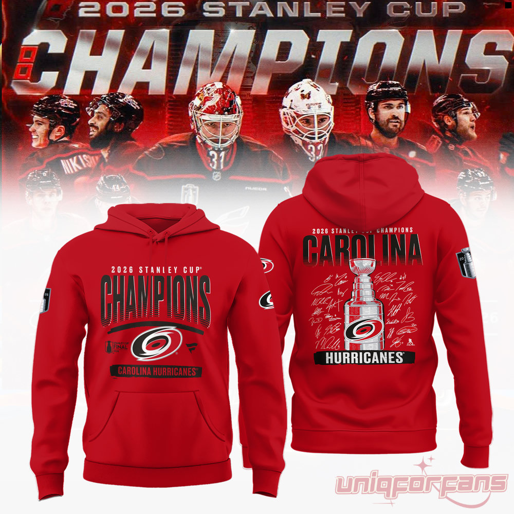 Carolina Hurricanes Stanley Cup Champions 2026 Limited Edition Hoodie Carolina Hurricanes Stanley Cup Champions 2026 Limited Edition Hoodie