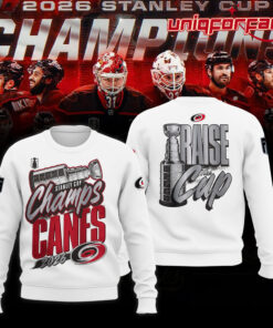 Carolina Hurricanes Stanley Cup Champions 2026 Limited Edition Sweatshirt Carolina Hurricanes Stanley Cup Champions 2026 Limited Edition Sweatshirt